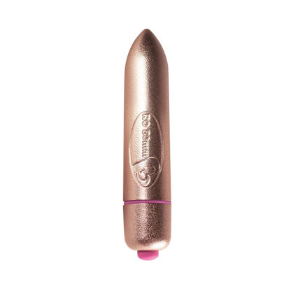 RO-80mm 7 Speed Precious Rose Gold Vibrating Bullet