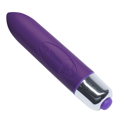 RO-80mm 7 Speed Colour Me Orgasmic Vibrating Bullet Purple