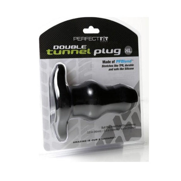 Tunnel Plug Double XL Black