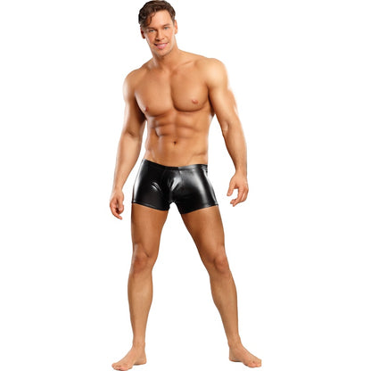 Male Power Pouch Short Small Black