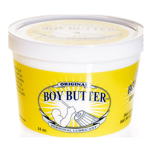 Boy Butter Original Coconut Oil Organic Silicone Blend 16oz Tub