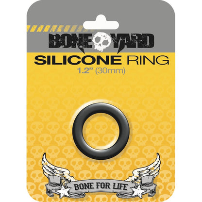 Boneyard Silicone Ring 30mm Black Black