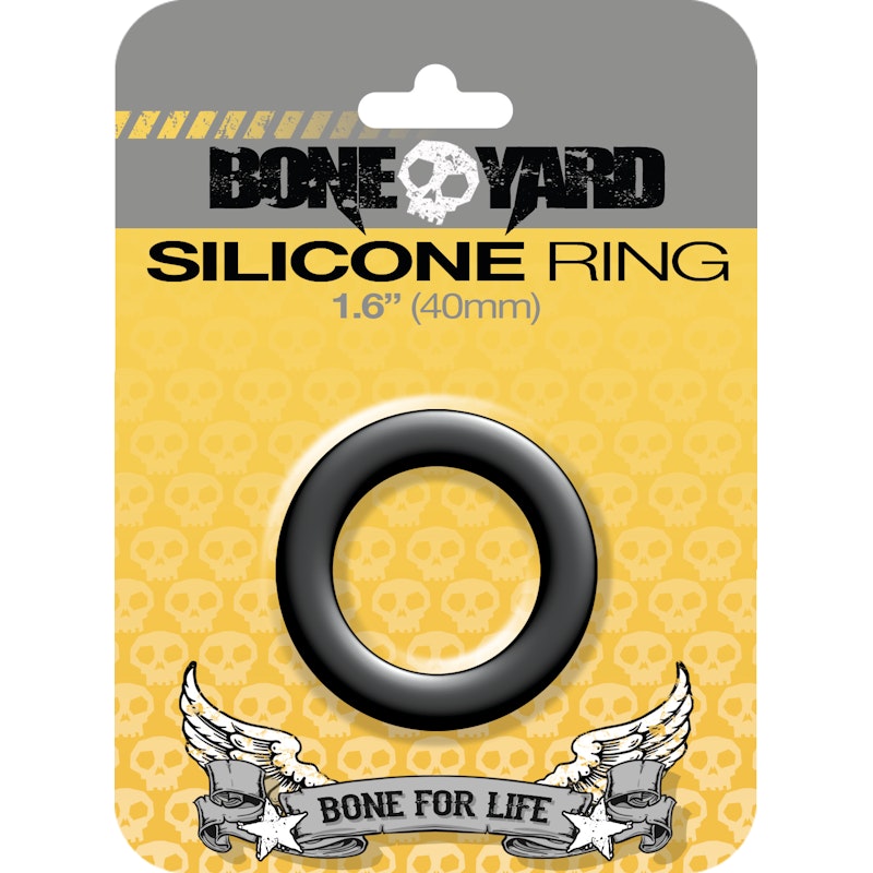 Boneyard Silicone Ring 40mm Black Black