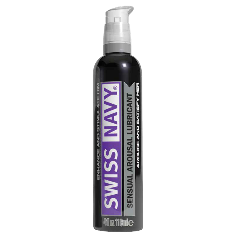 Swiss Navy Sensual Gel 118 ml pump bottle, front view