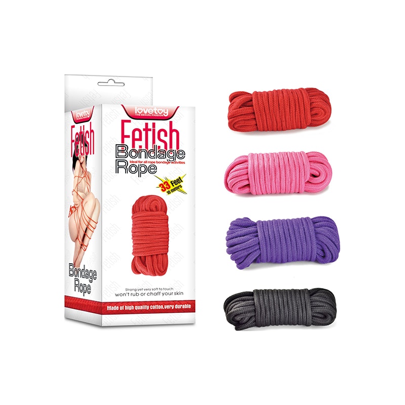 Fetish Bondage Rope 10m Red