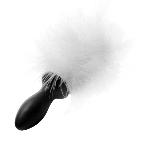 Fluffy Bunny Tail Butt Plug White By Tailz | The Love Shop