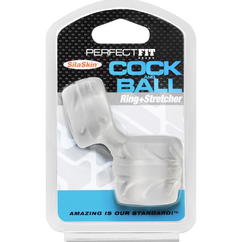 SilaSkin Cock And Ball Rings Clear