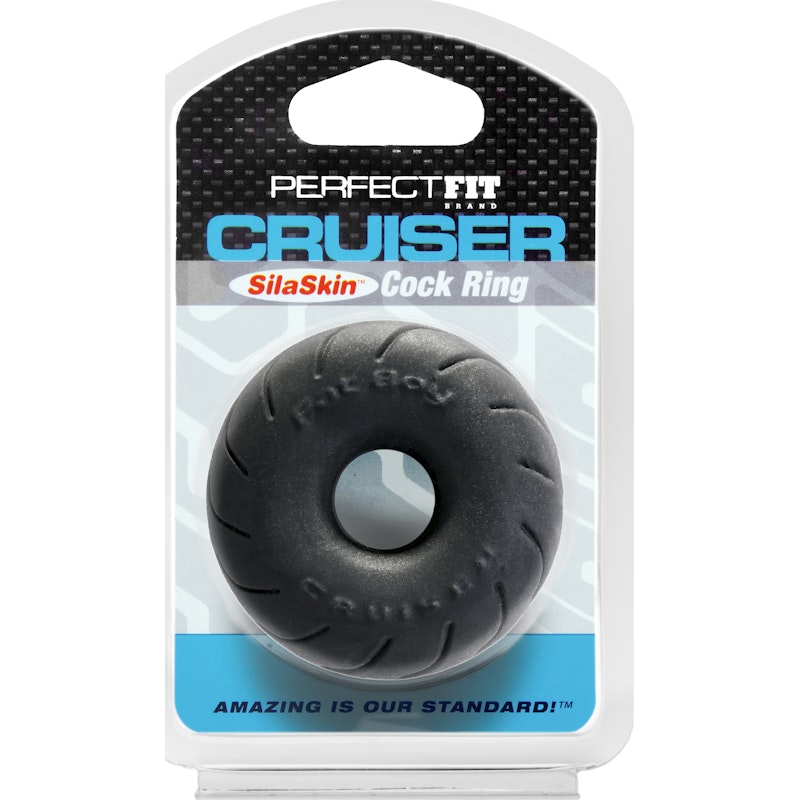 Cruiser C-Ring 2.5in SilaSkin Black by PerfectFit