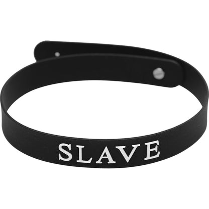 Slave Silicone Collar Black