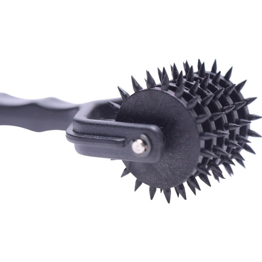 Spiked 5 Row Pinwheel Black