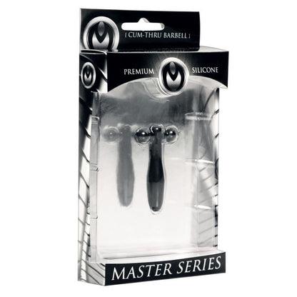 Silicone Cum-Thru Barbell Penis Sound Plug Master Series