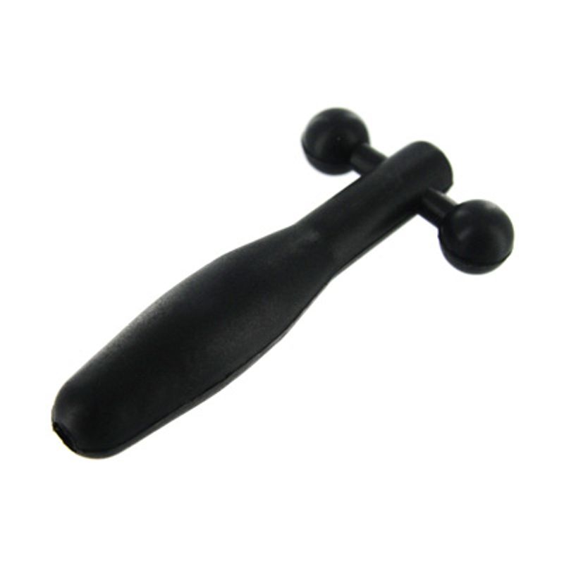 Silicone Cum-Thru Barbell Penis Sound Plug Master Series