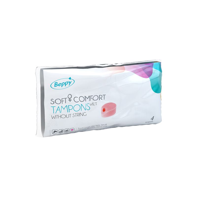 Beppy Soft+Comfort Wet Beppy Action Sponges 4 Pc Pink