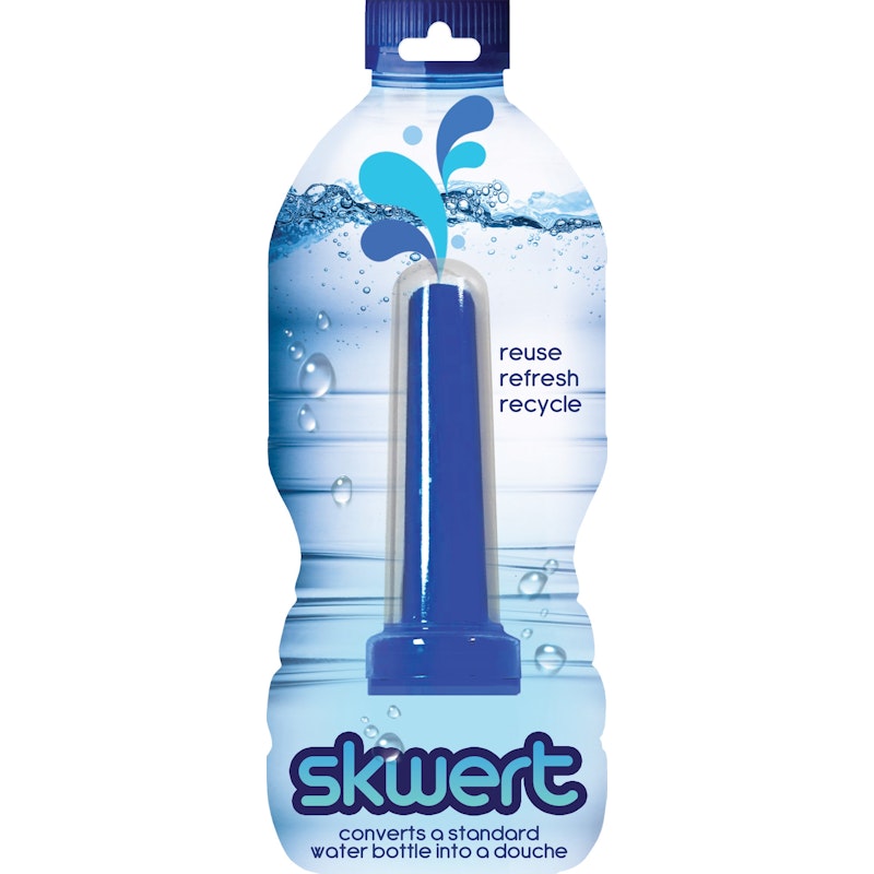 Skwert 1 Pc Water Bottle Douche Blue