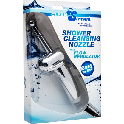 Shower Cleansing Nozzle with Flow Regulator Grey