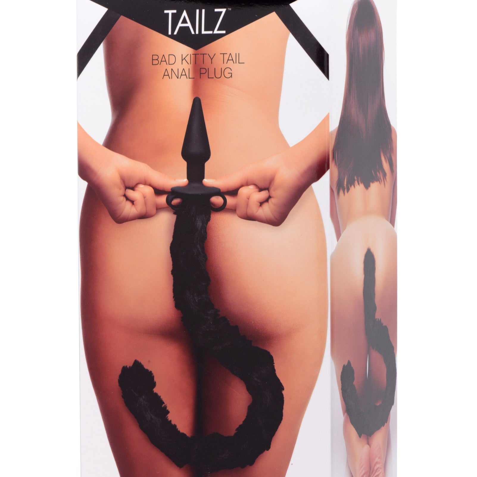 Bad Kitty Silicone Butt Plug with Black Cat Tail