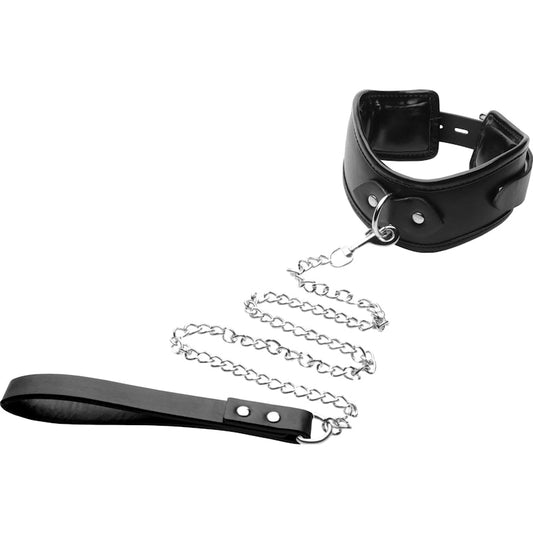 Padded Locking Posture Collar Black