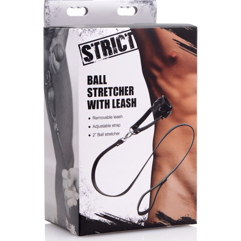 Strict Ball Stretcher With Leash Black