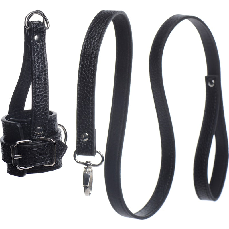 Strict Ball Stretcher With Leash Black