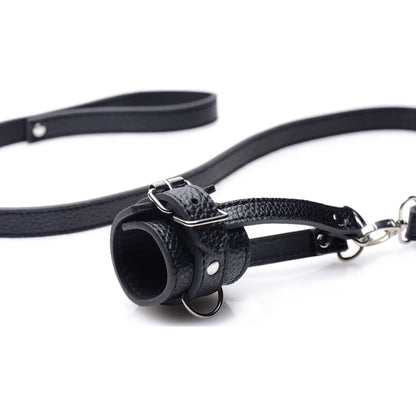 Strict Ball Stretcher With Leash Black