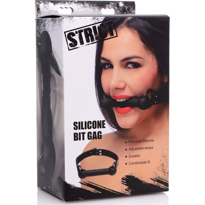 Silicone Bit Gag Black