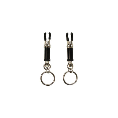 Bondage Ring Barrel Clamps Black