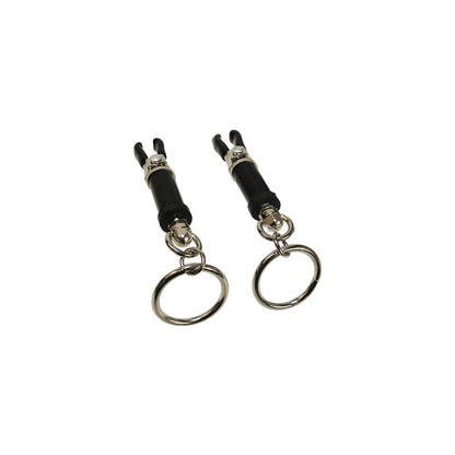 Bondage Ring Barrel Clamps Black