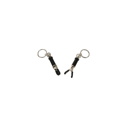 Bondage Ring Barrel Clamps Black