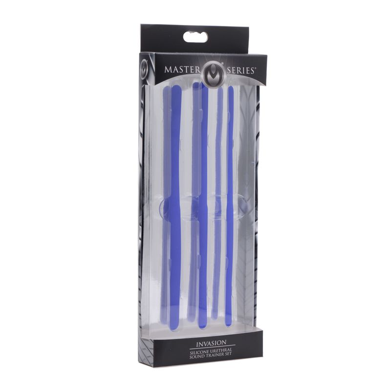 Master Series Invasion three-piece urethral sound set in retail packaging