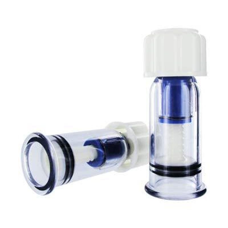 MAXtwist nipple suckers showing the open cup and internal plunger