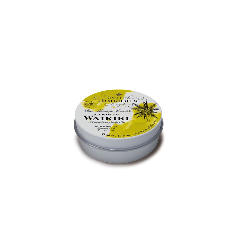 Petits JouJoux Massage Candle Waikiki 43ml