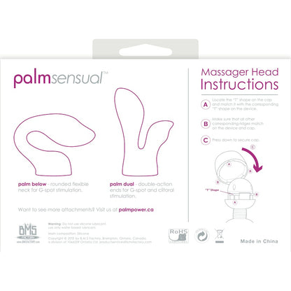 PalmSensual Massager Heads Pink (For use with PalmPower) Pink