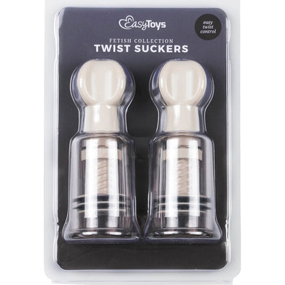 Nipple and Clit Suckers Medium 2 Pc Clear