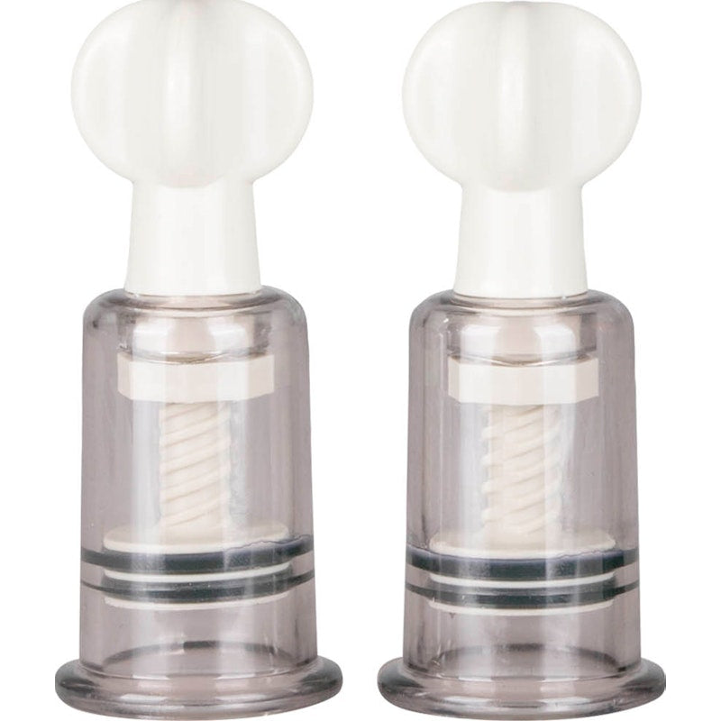 Nipple and Clit Suckers Medium 2 Pc Clear