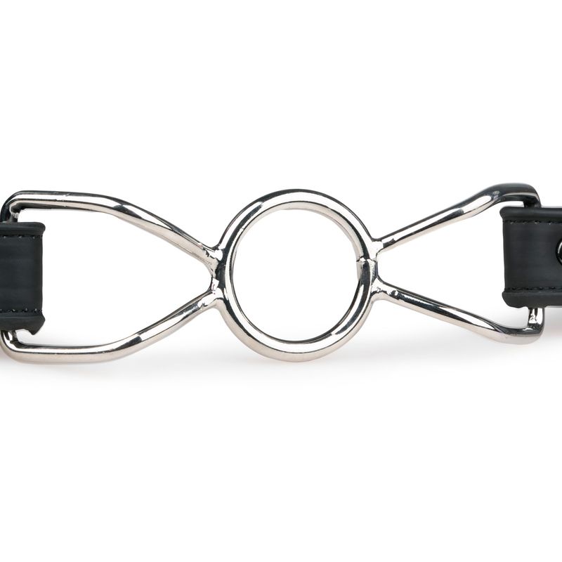 Metal O-Ring Mouth Gag Black Fetish Collection