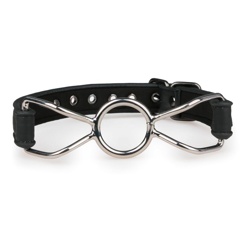 Metal O-Ring Mouth Gag Black Fetish Collection