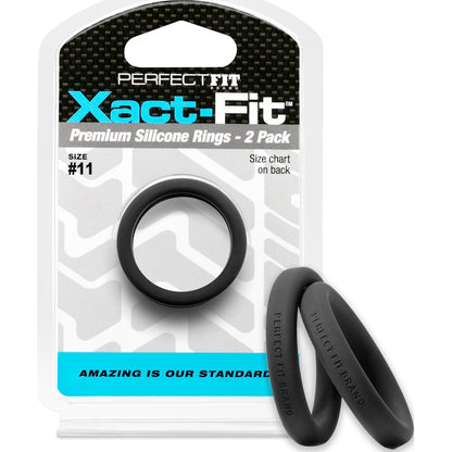 Xact-Fit #11 1.1in 2 Pk Black