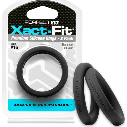 Xact-Fit #16 1.6in 2 Pk Black