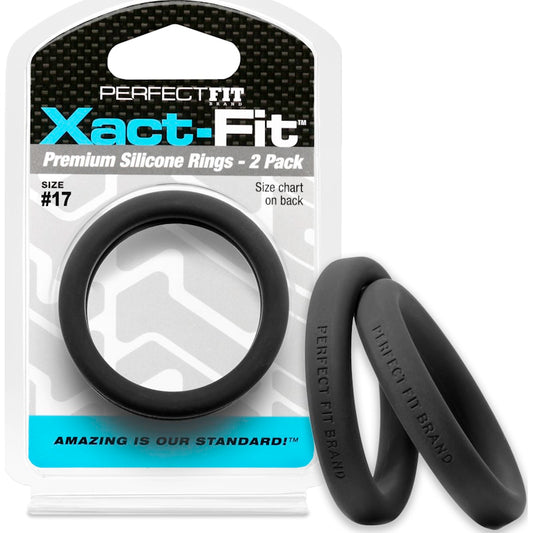 Xact-Fit #17 1.7in 2 Pk Black