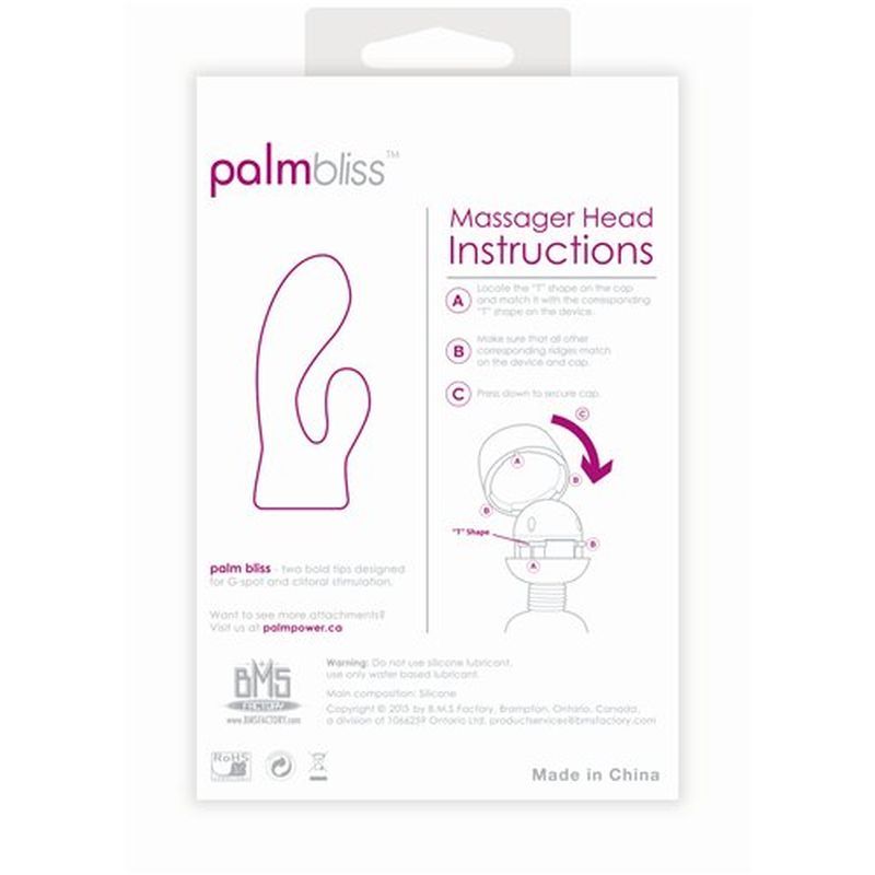 PalmBliss Attachment For use with PalmPower Pink