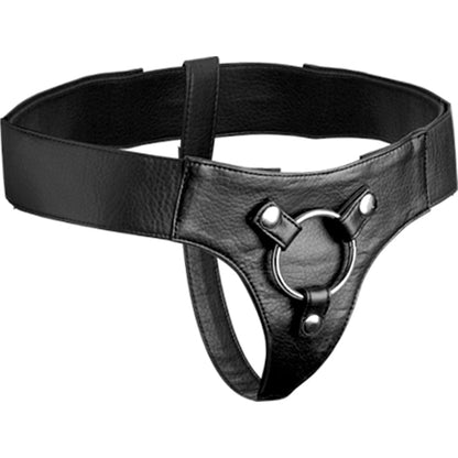 Domina Wide Band Strap On Harness Black