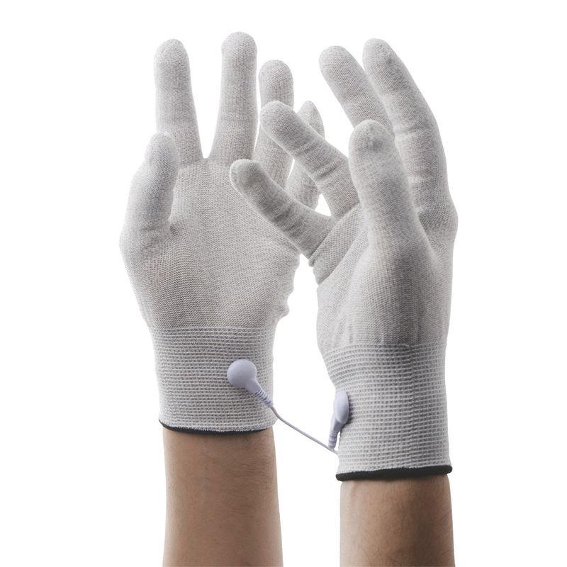 Zeus Awaken ElectroSex Stimulation Gloves White