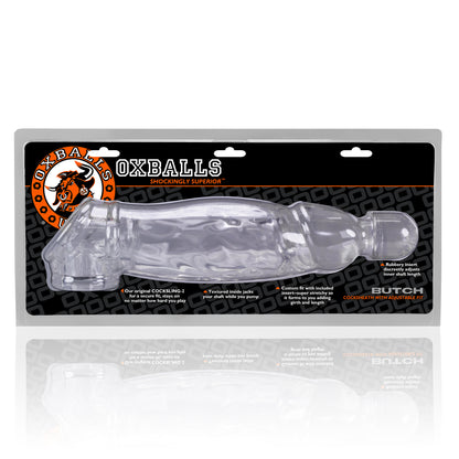 Butch Cocksheath Penis Extender Clear OxBalls