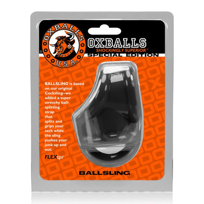 Ballsling Ball Split Sling Black OxBalls