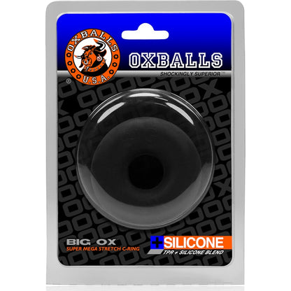 Big Ox Cockring Black Ice Black