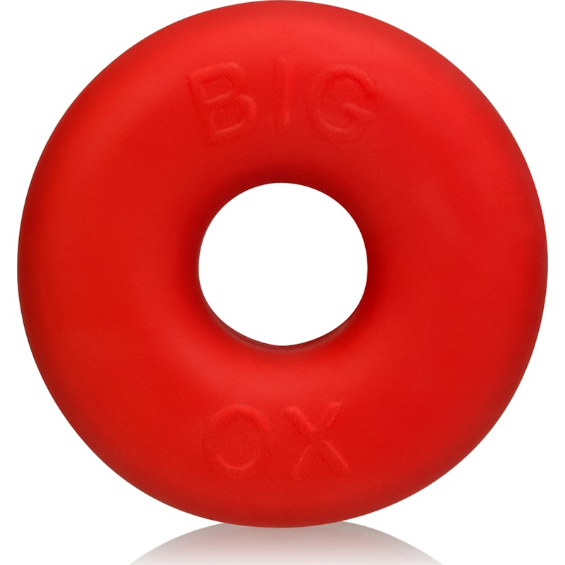 Big Ox Cockring Red Ice Red