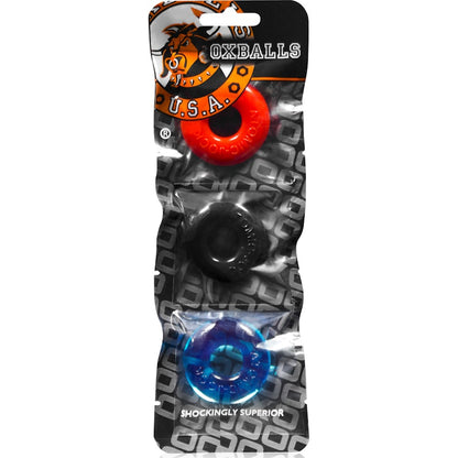 Ringer Cockring 3 Pc Multicolor Mixed