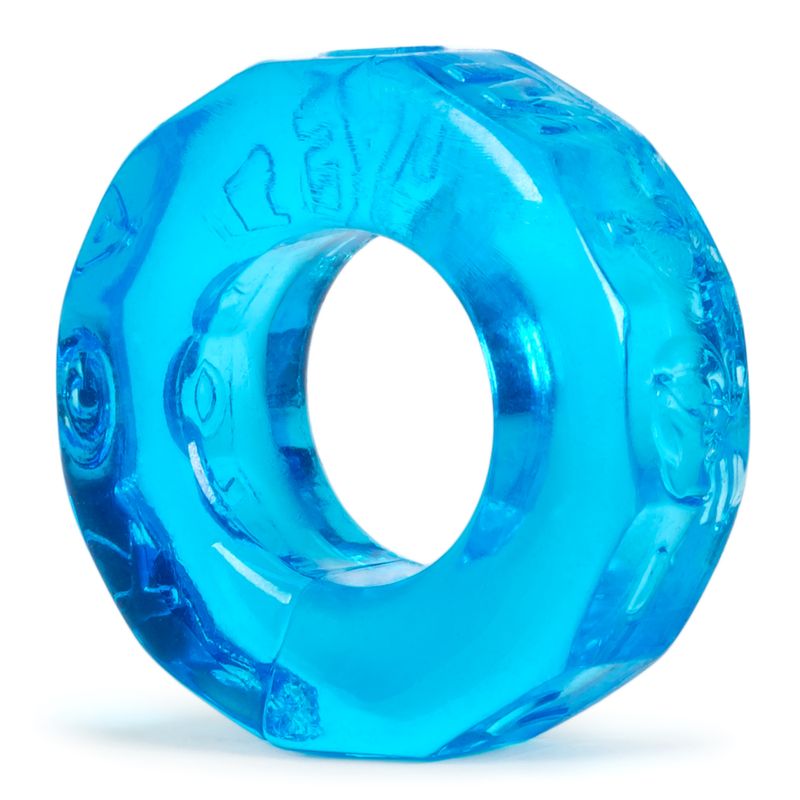 Sprocket Cockring OxBalls Ice Blue - Keep You Super-Hard