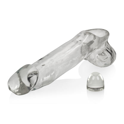 Daddy Cocksheath Extender with Ball Sheath Clear OxBalls