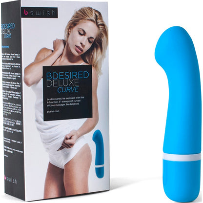 Bdesired Deluxe Curve Waterproof Vibrator Blue